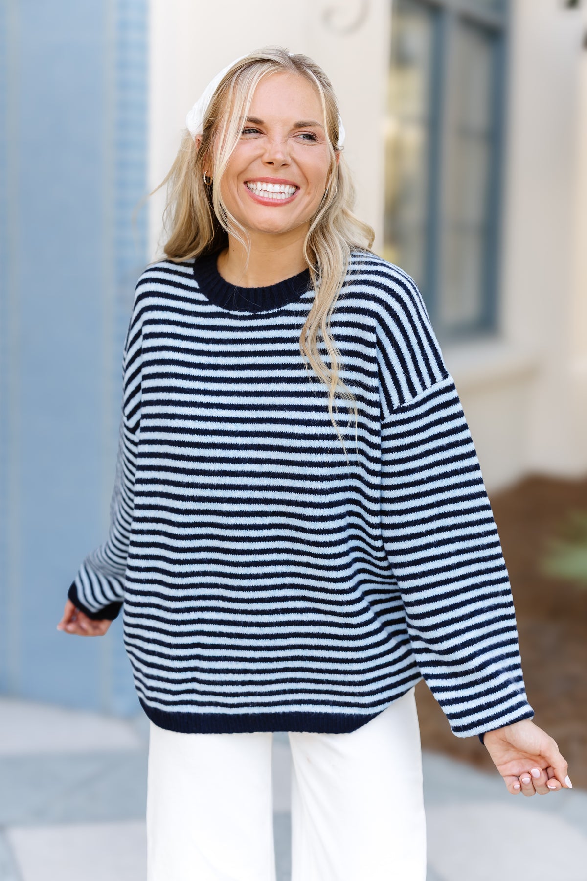 Into The Blue Sweater