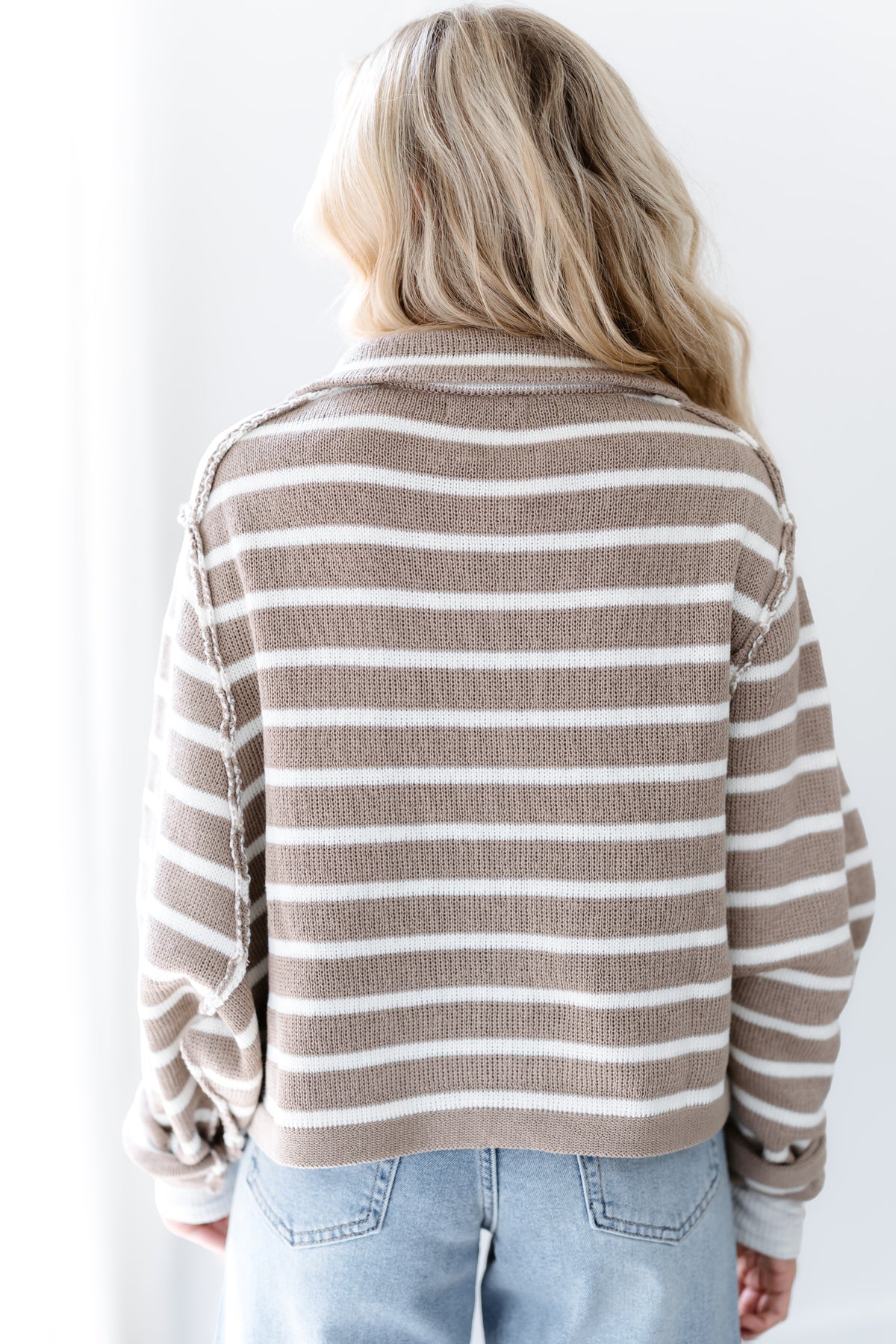 Midnight Frost Sweater - Taupe
