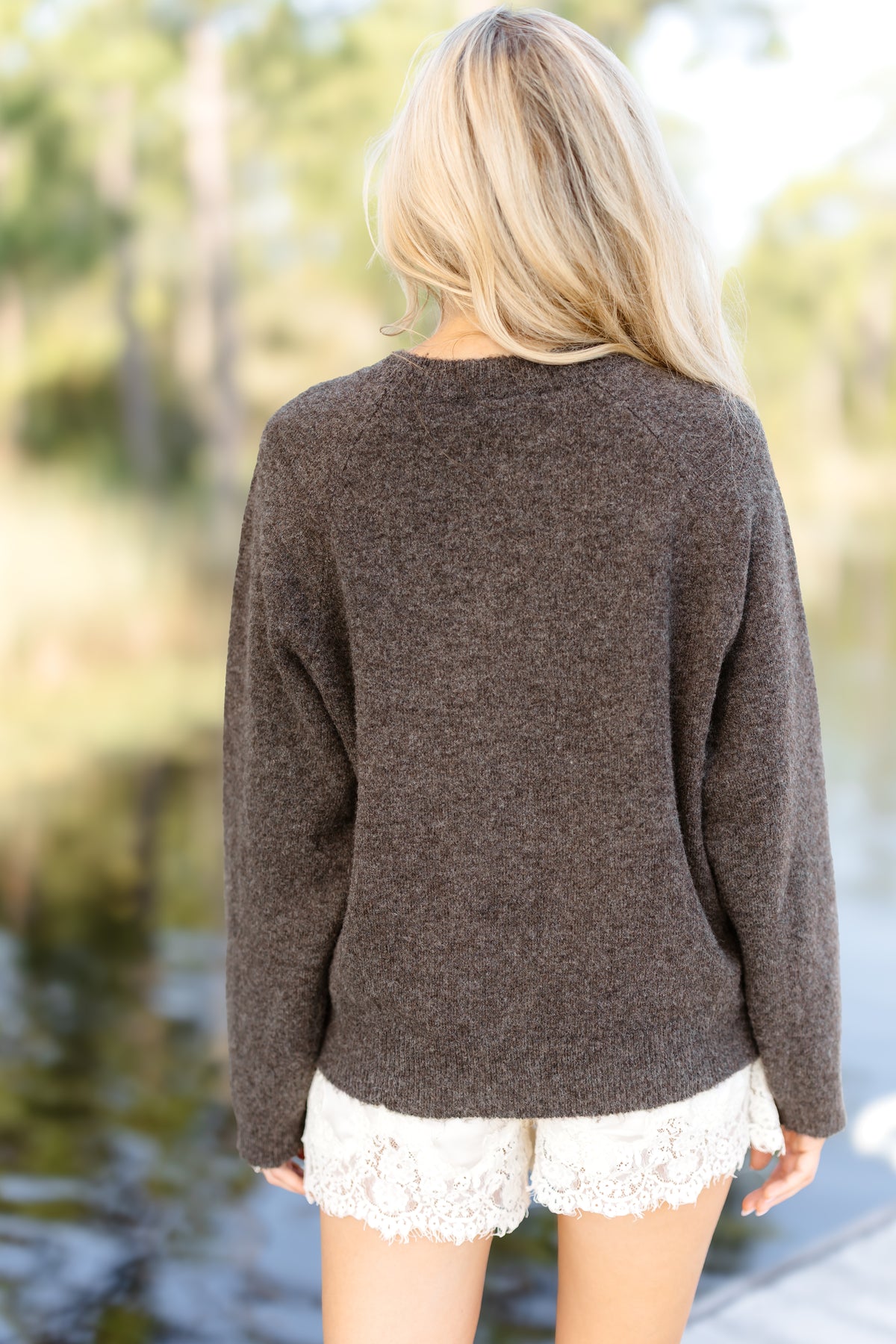 Steady Comfort Oversized Sweater - Brown