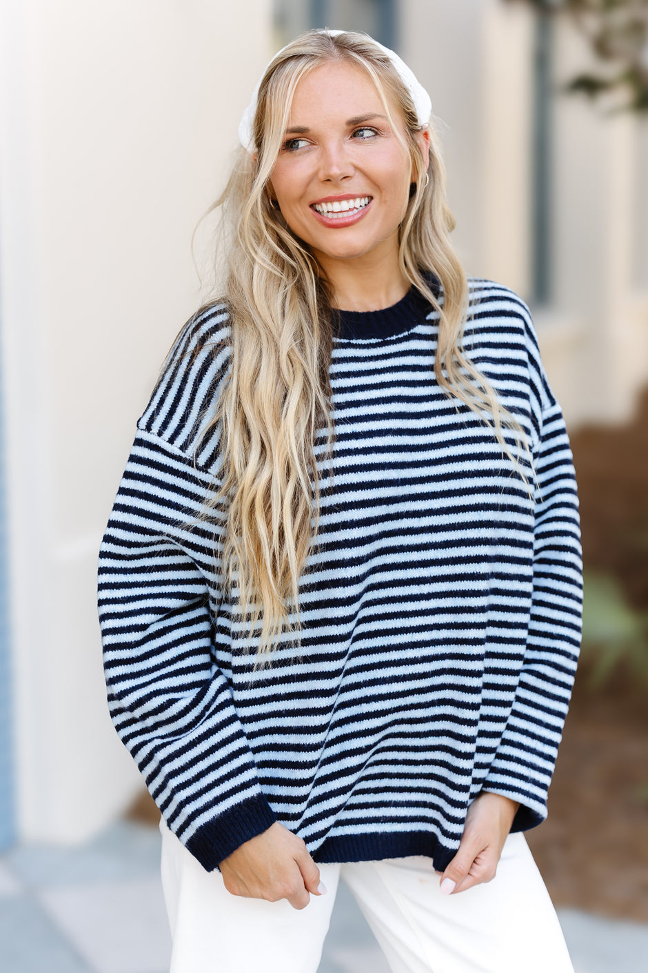 Into The Blue Sweater