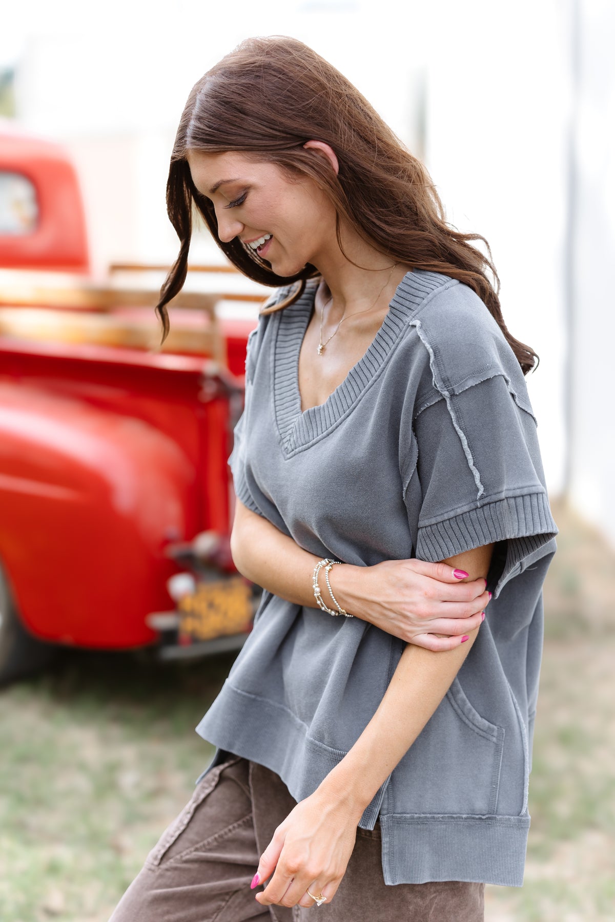 Autumn Haze Oversized Top