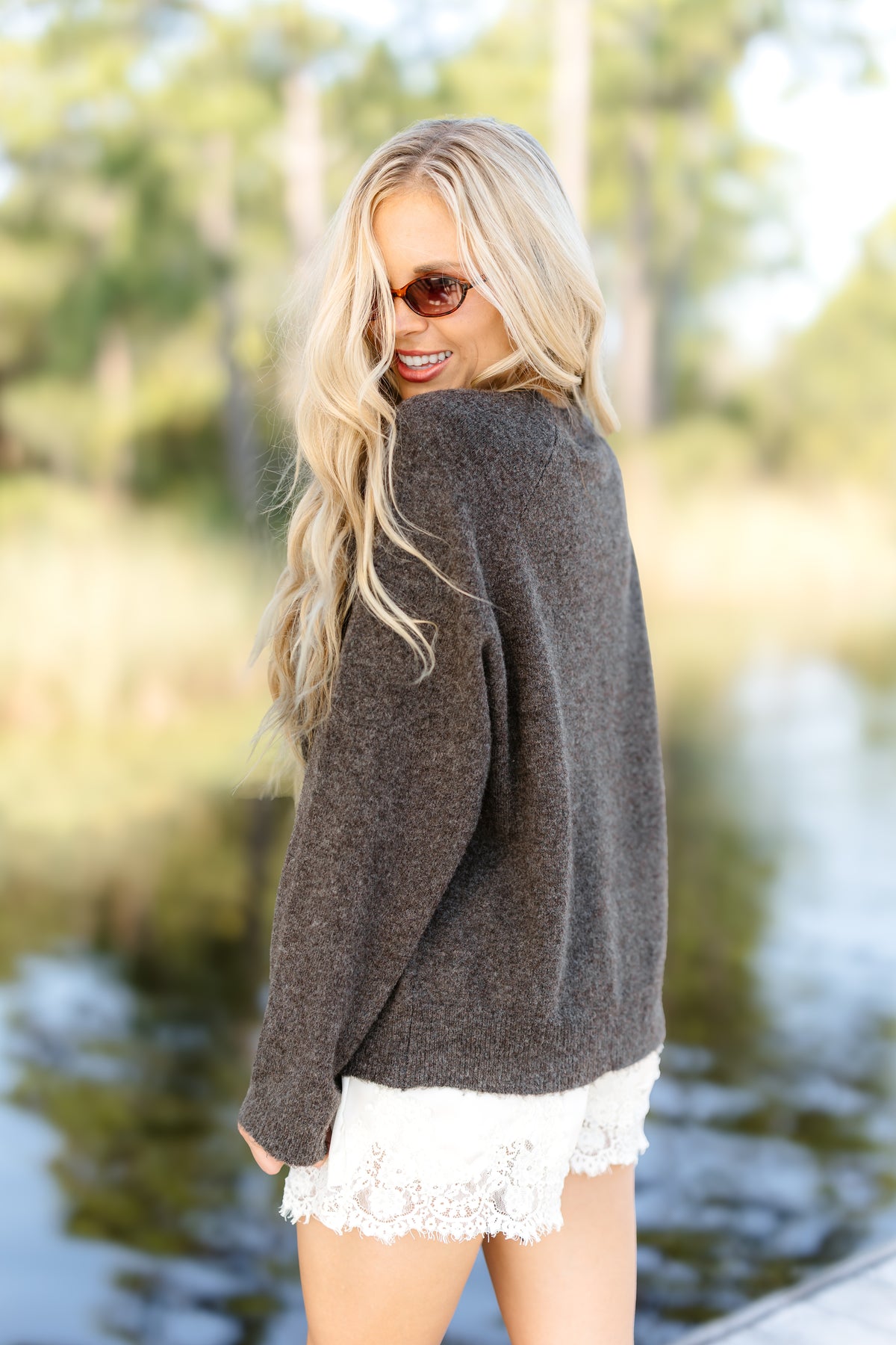 Steady Comfort Oversized Sweater - Brown