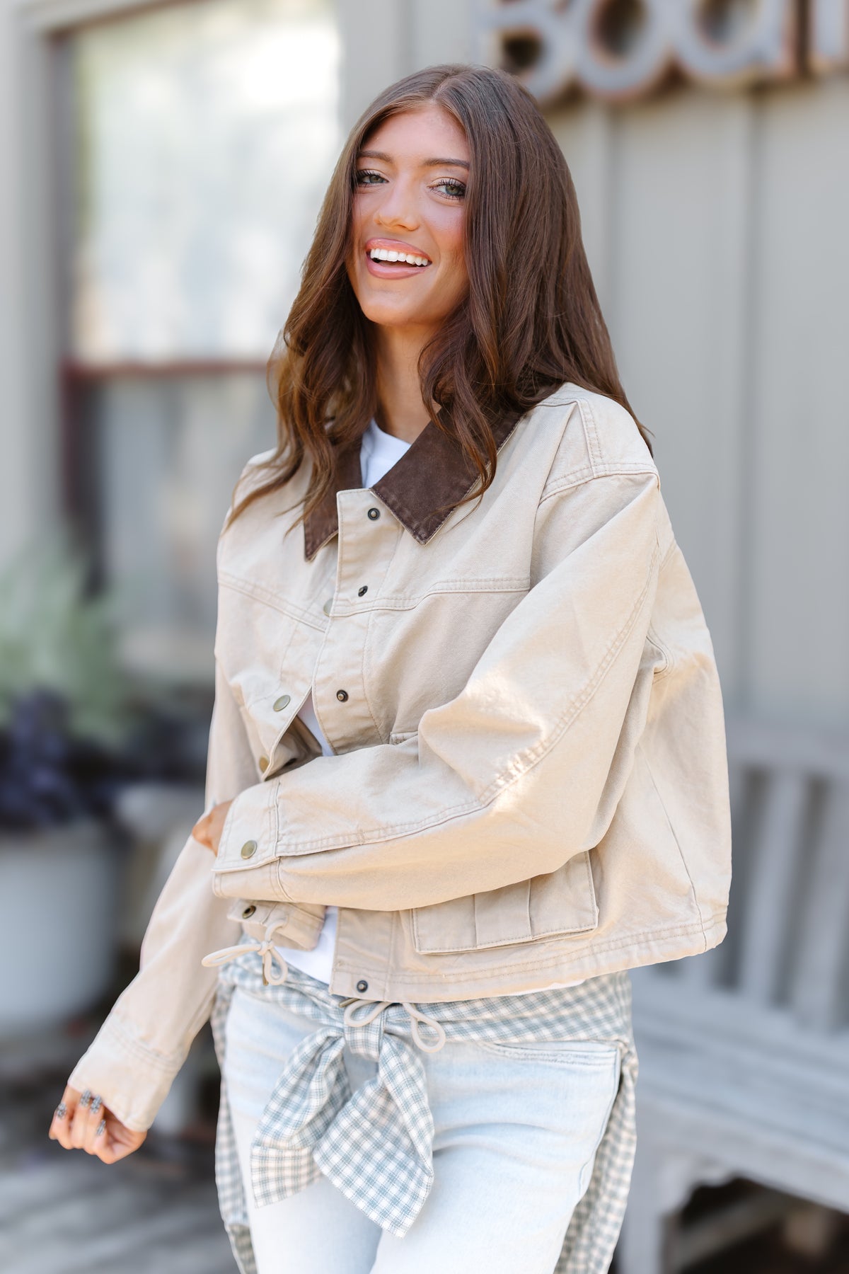In Your Element Jacket - Beige