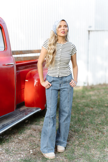 Take The Day Button Up Top