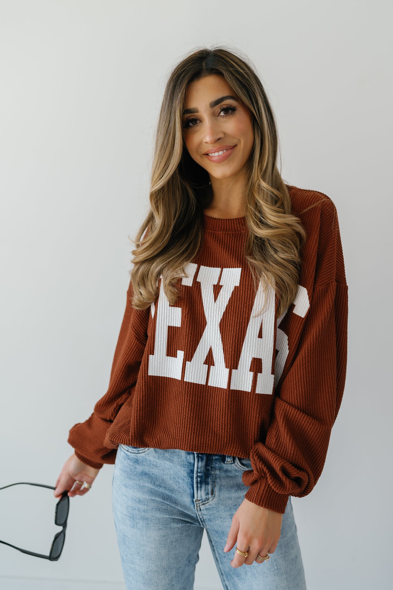 Texas Pullover-Rust