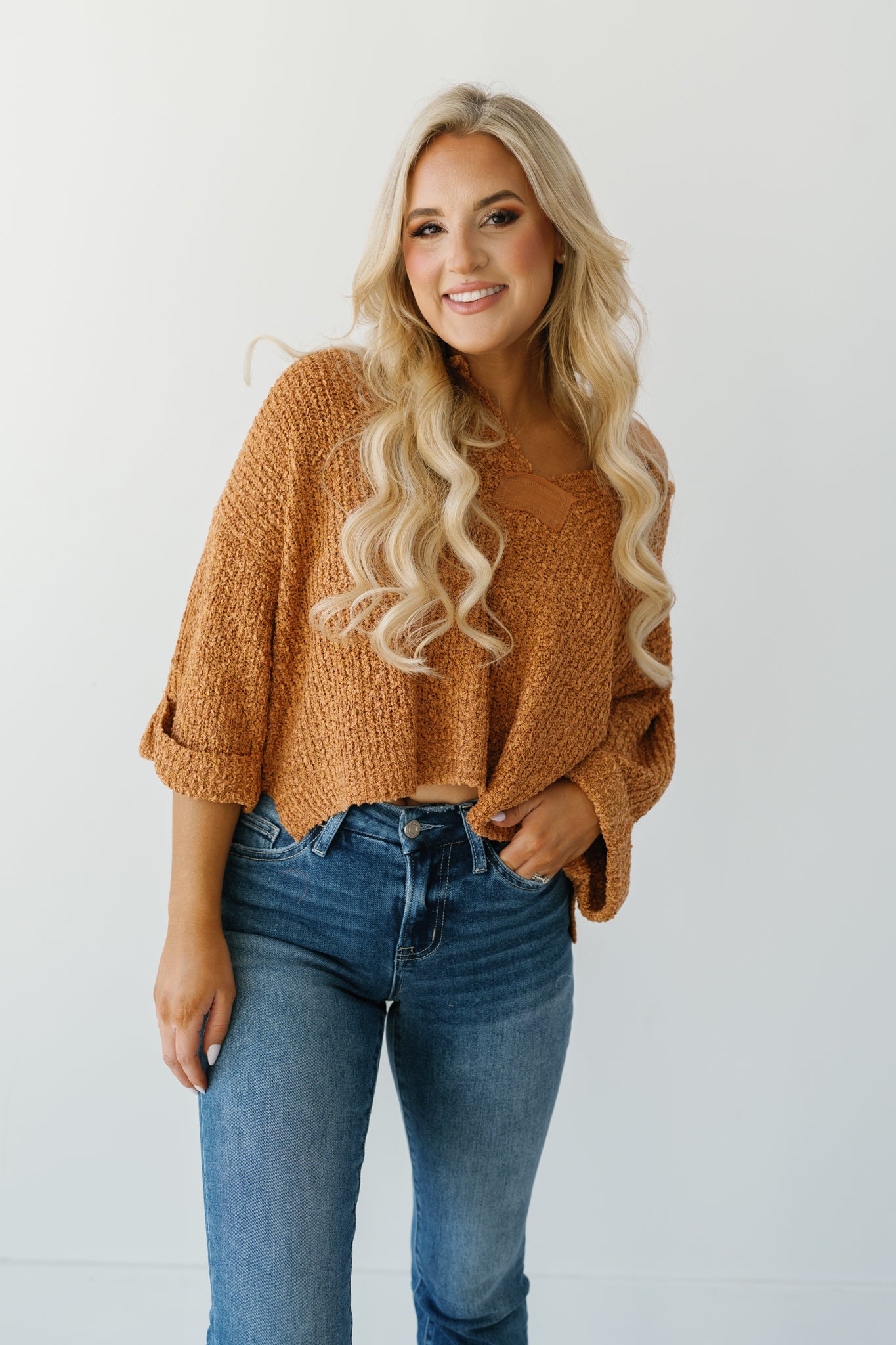 Simple Pleasure Sweater-Camel