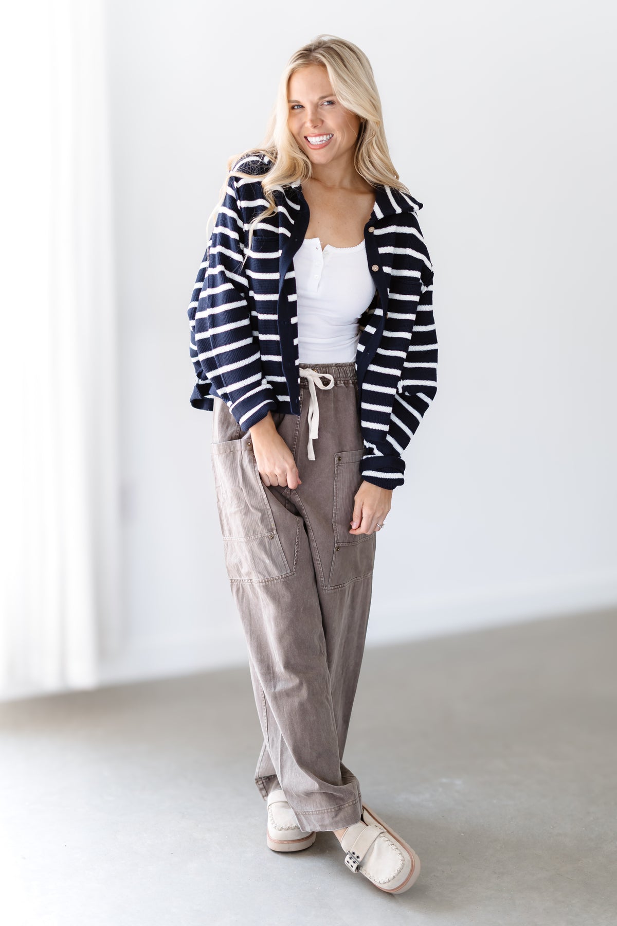 Midnight Frost Sweater - Navy