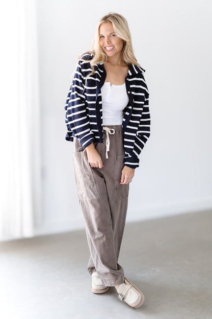 Midnight Frost Sweater - Navy