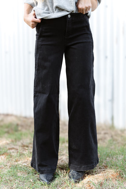 Asher HR Wide Leg Stretchy Jeans