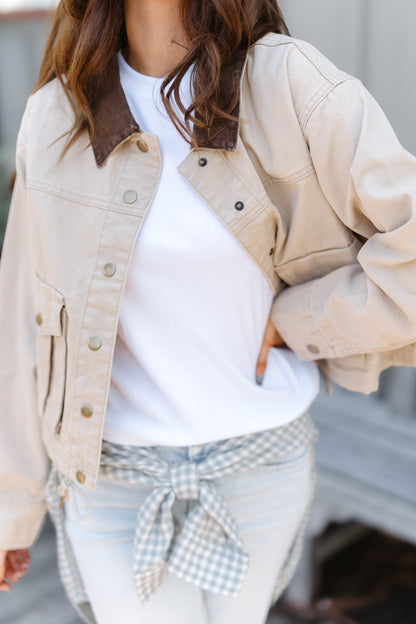 In Your Element Jacket - Beige