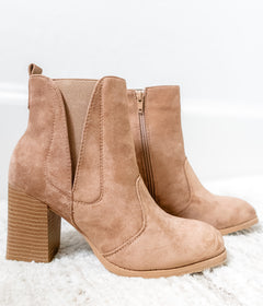 Pierre Dumas: Cammy 16 Ankle Bootie - Taupe
