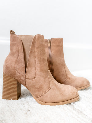 Pierre Dumas: Cammy 16 Ankle Bootie - Taupe