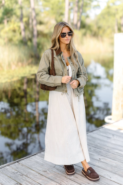 In Your Element Jacket - Olive