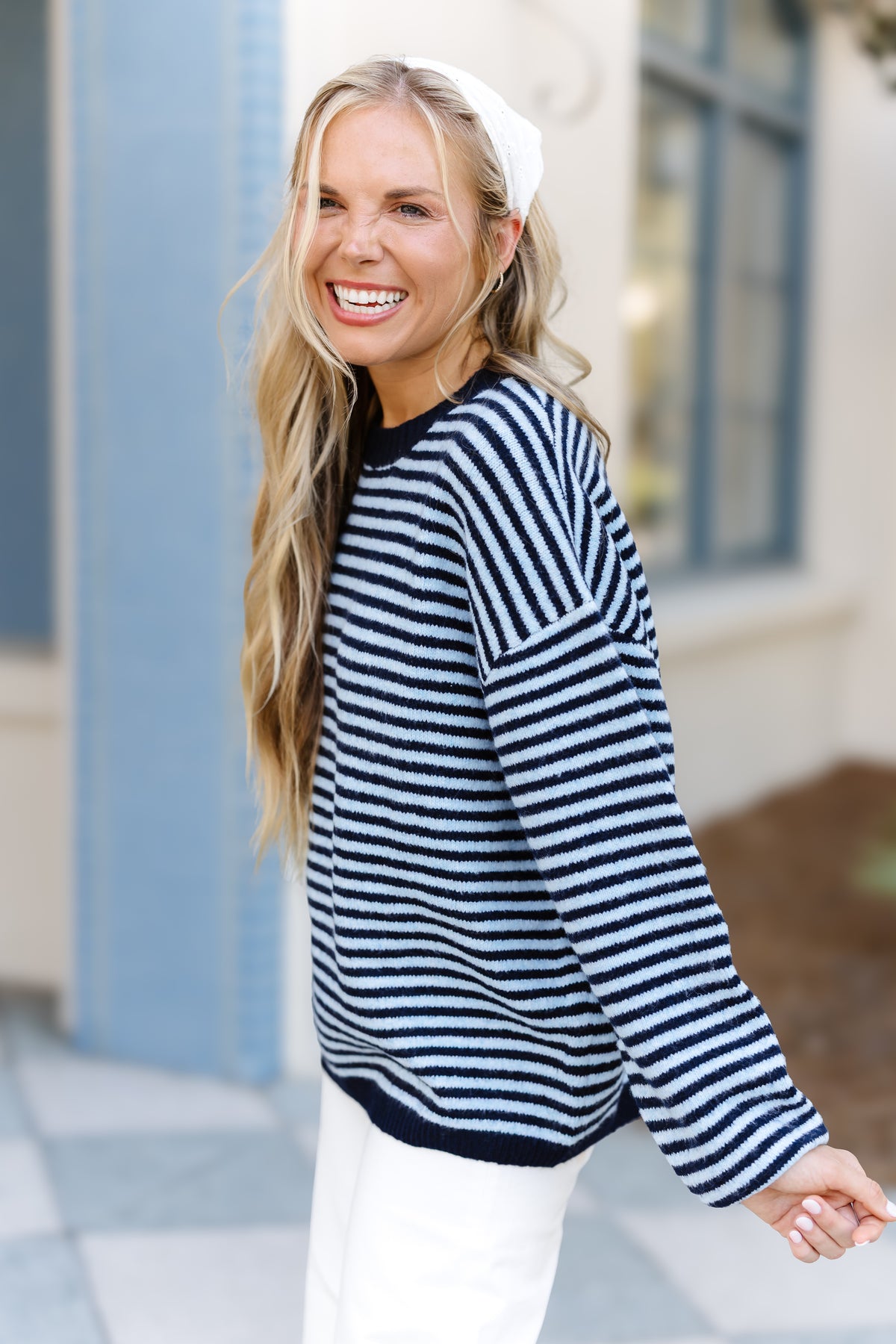 Into The Blue Sweater