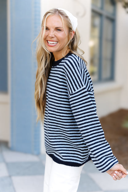 Into The Blue Sweater