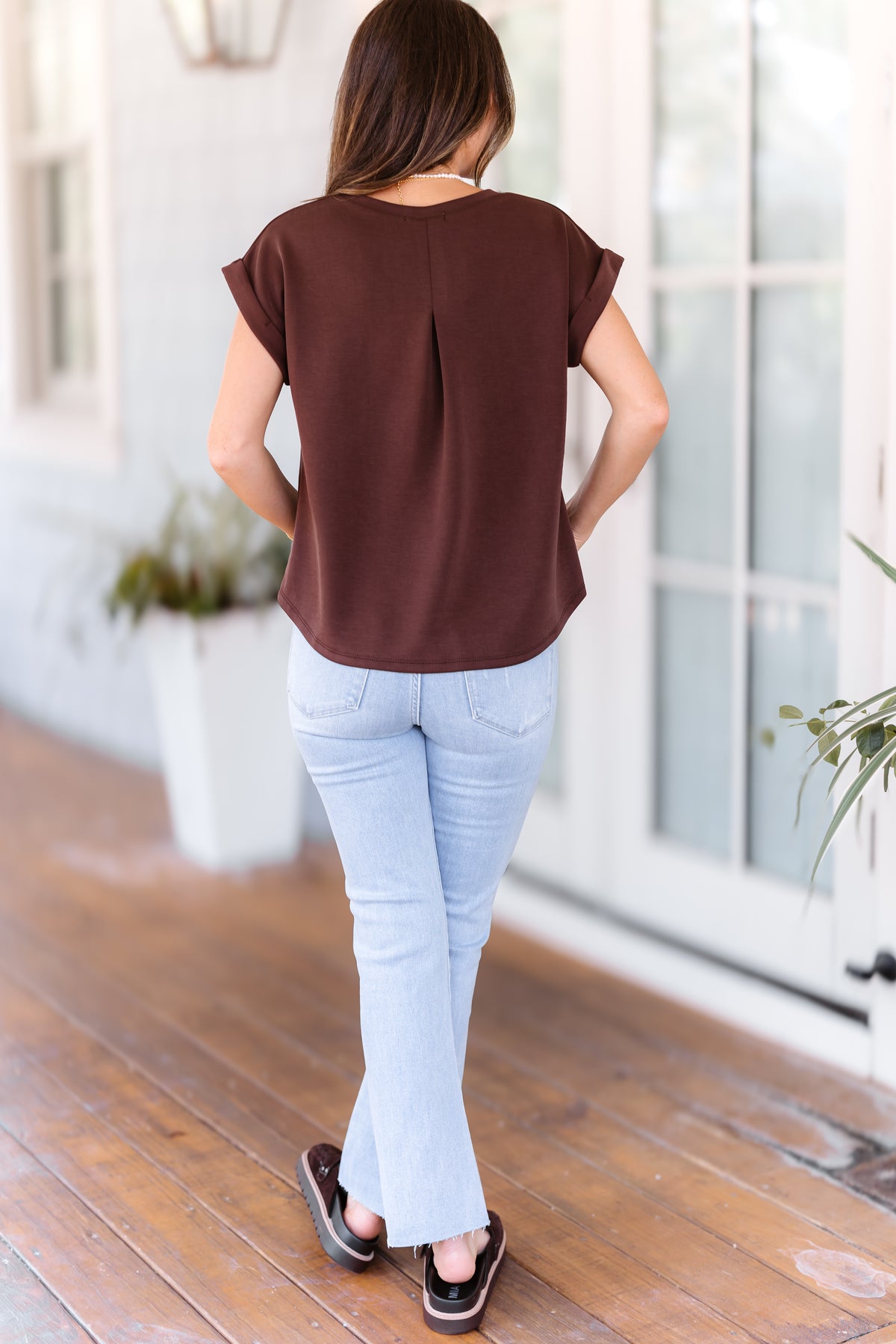Free Motion Top - Brown