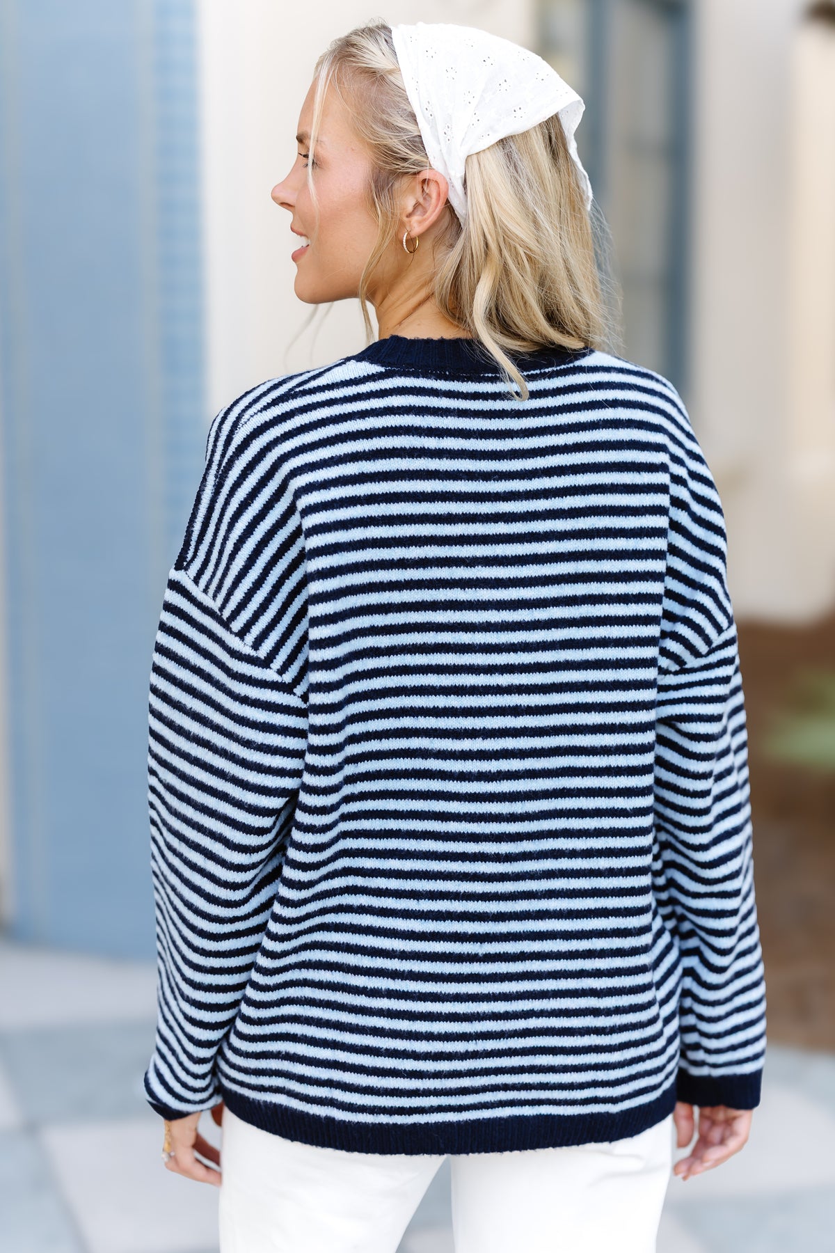 Into The Blue Sweater