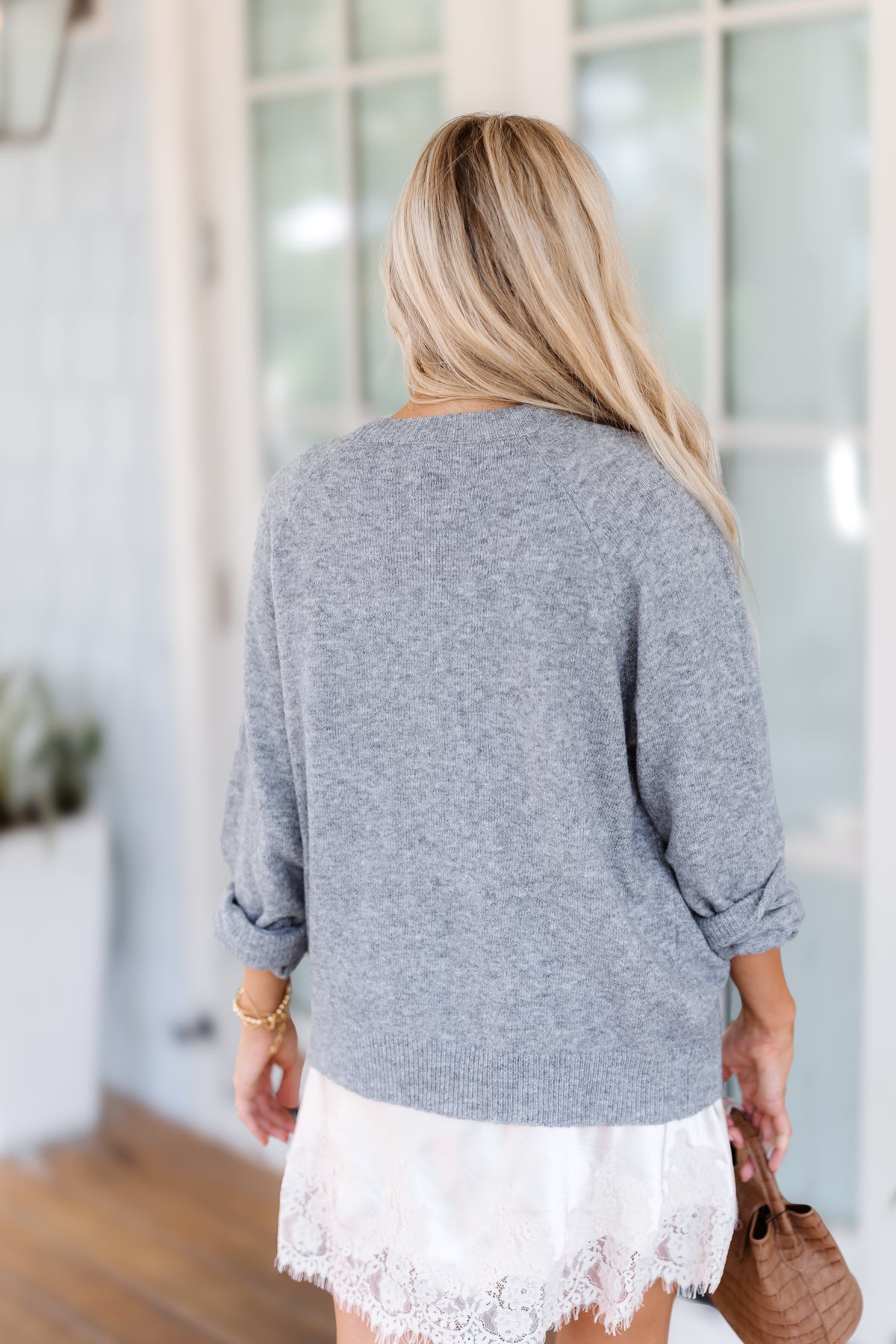 Steady Comfort Oversized Sweater - H. Grey