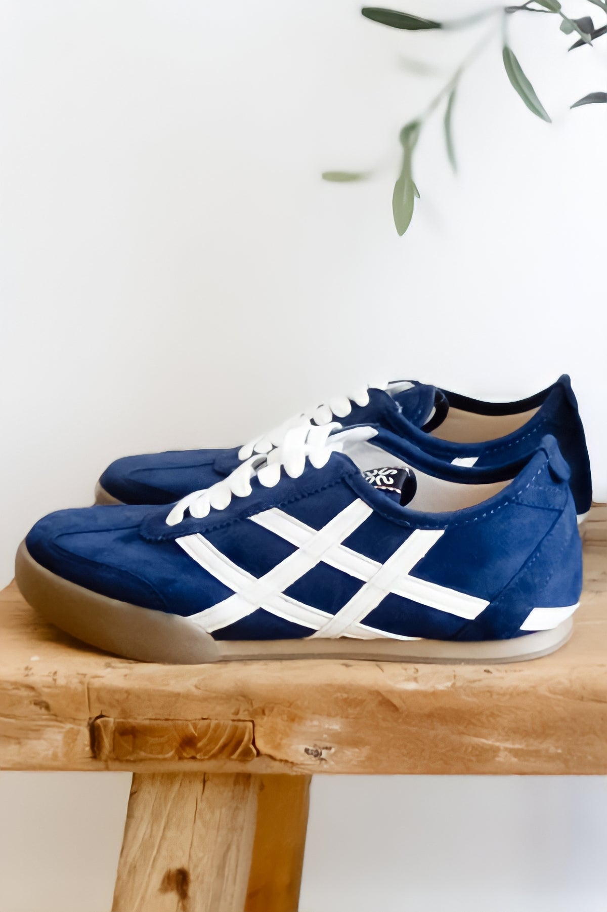 ShuShop: Polly Sneaker - Navy Suede