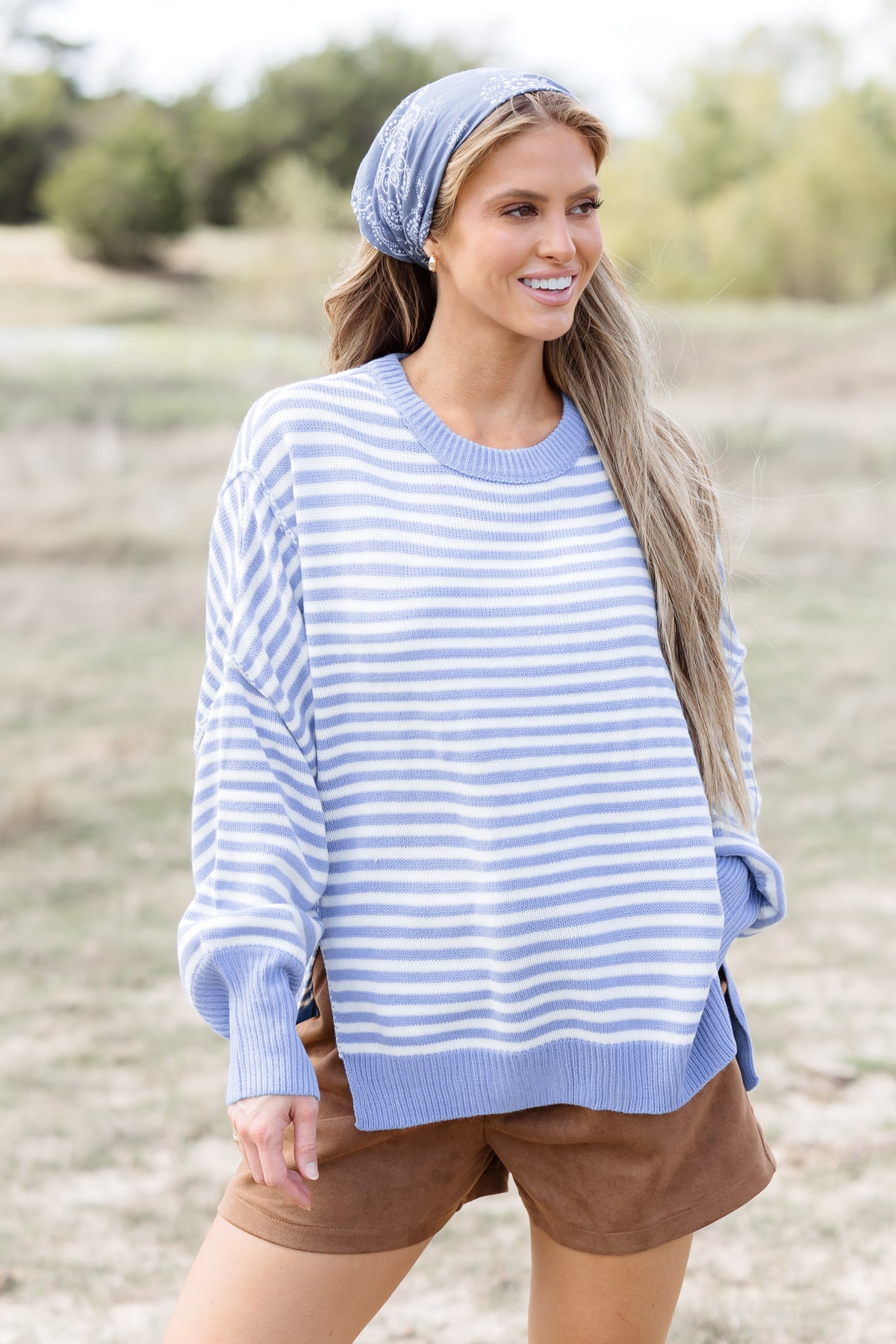 Coastal Comfort Oversized Sweater