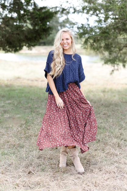 Keep Your Wonder Sweater - Navy