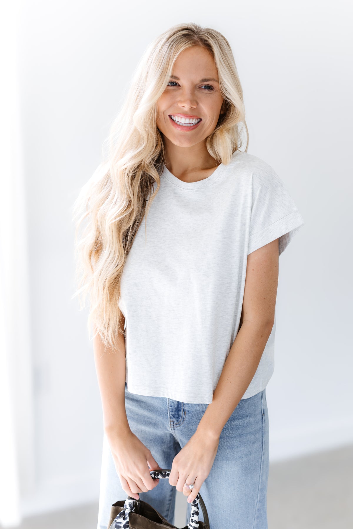 Running Errands Top - Grey