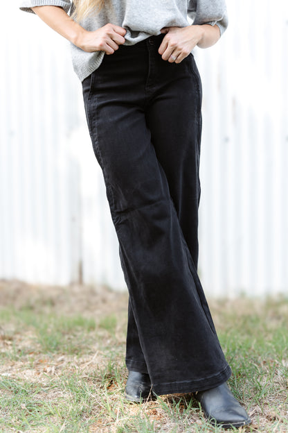 Asher HR Wide Leg Stretchy Jeans