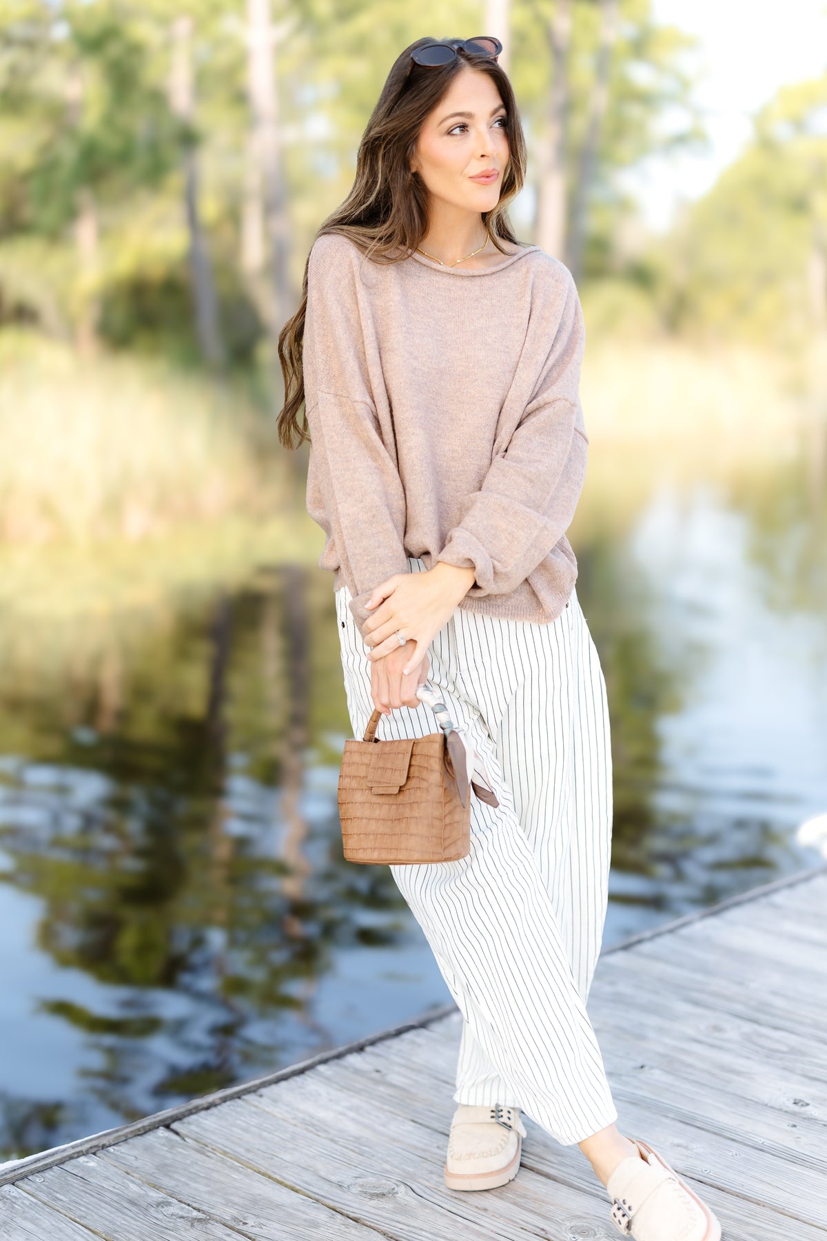 Light And Cozy Sweater - Mocha