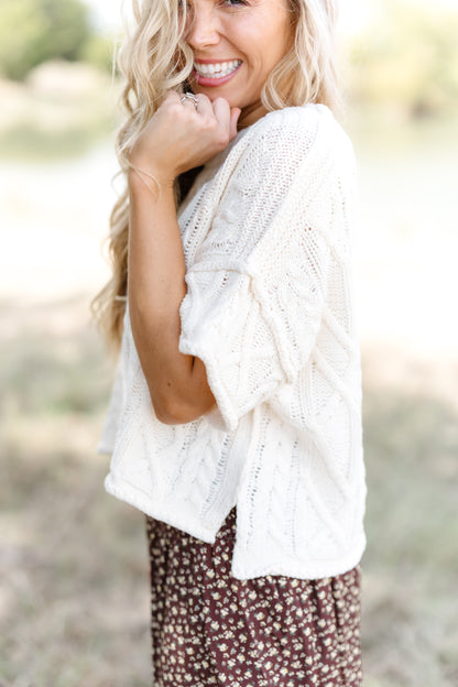 Keep Your Wonder Sweater - Cream