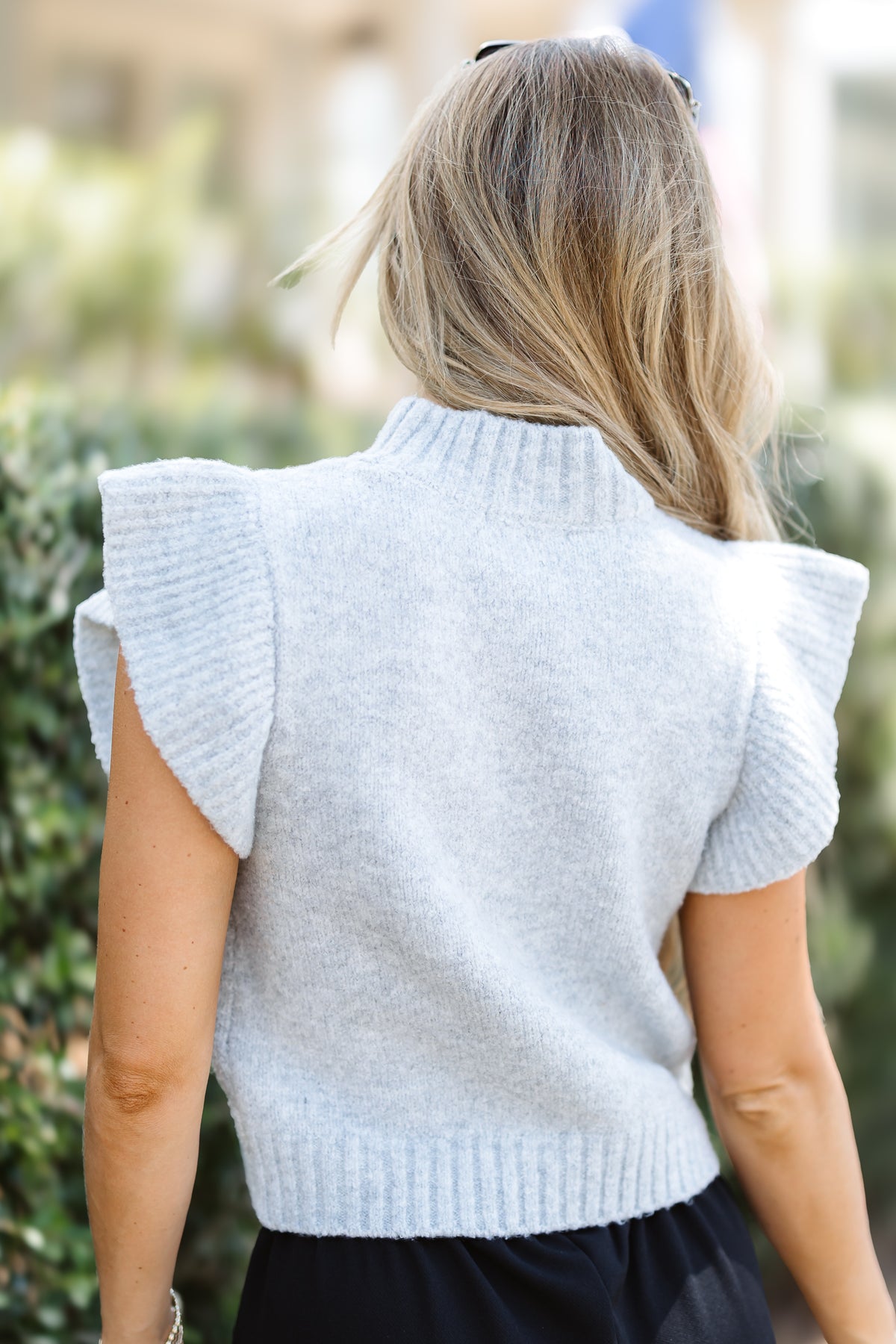 Feel The Warmth Sweater Vest - Grey