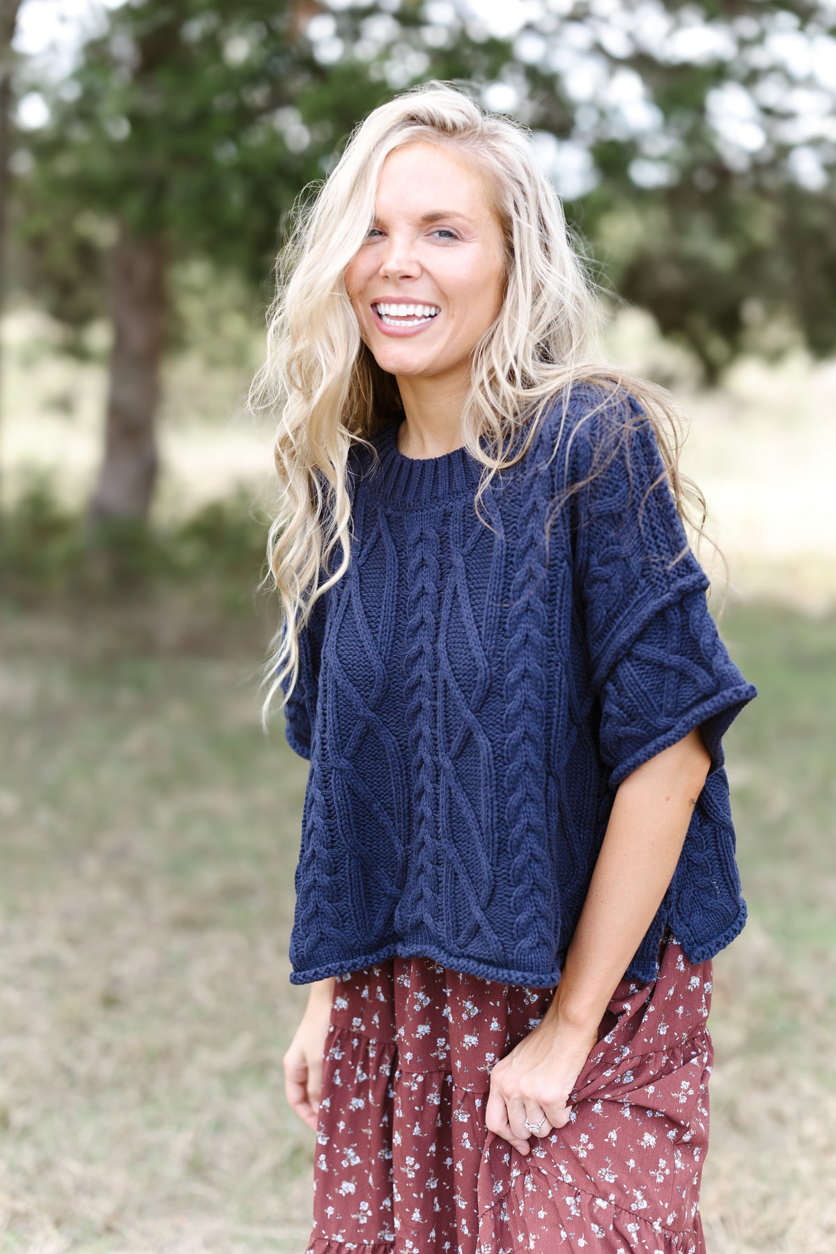 Keep Your Wonder Sweater - Navy