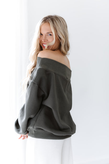 Make It Count Sweatshirt - Olive