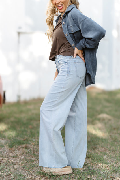Bryce Super High Wide Leg Jeans