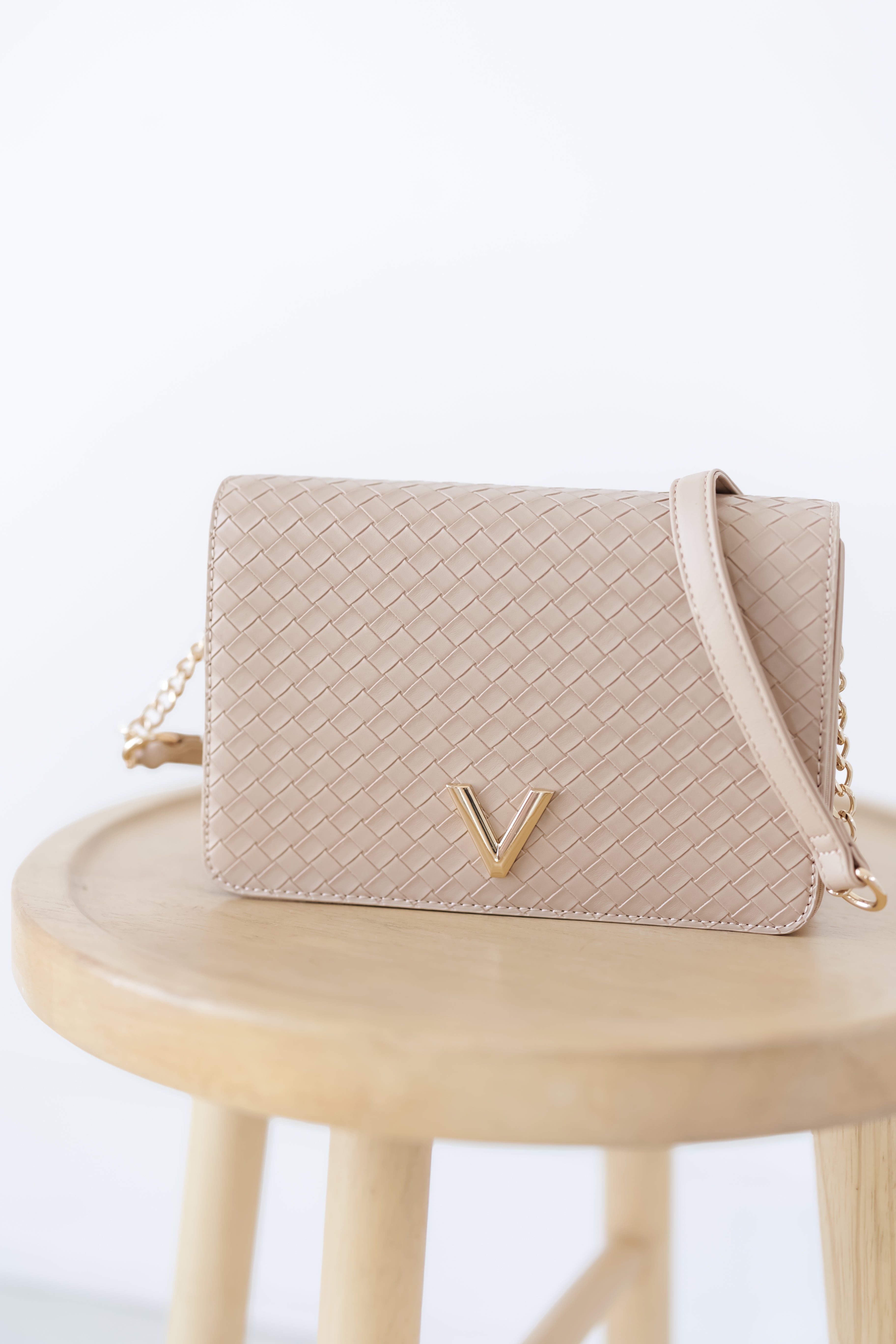 Haven Flap Woven Crossbody Bag