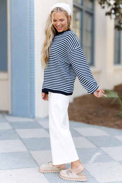 Into The Blue Sweater
