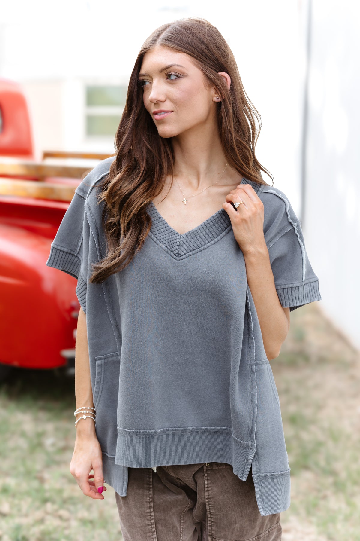 Autumn Haze Oversized Top