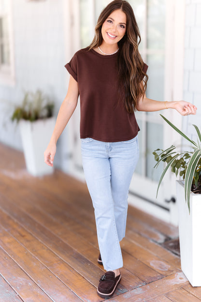 Free Motion Top - Brown