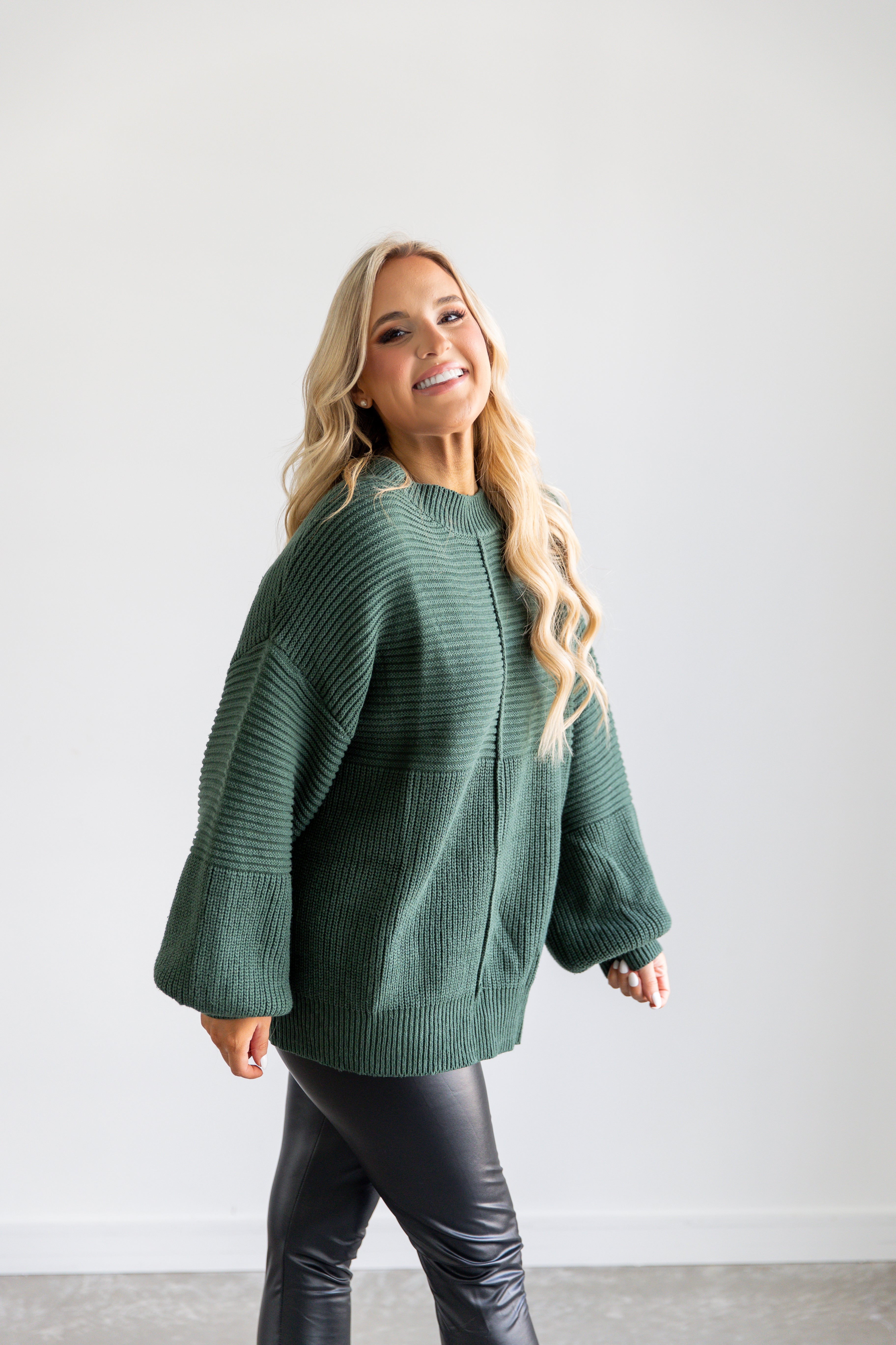Butter Me Up Sweater-Green