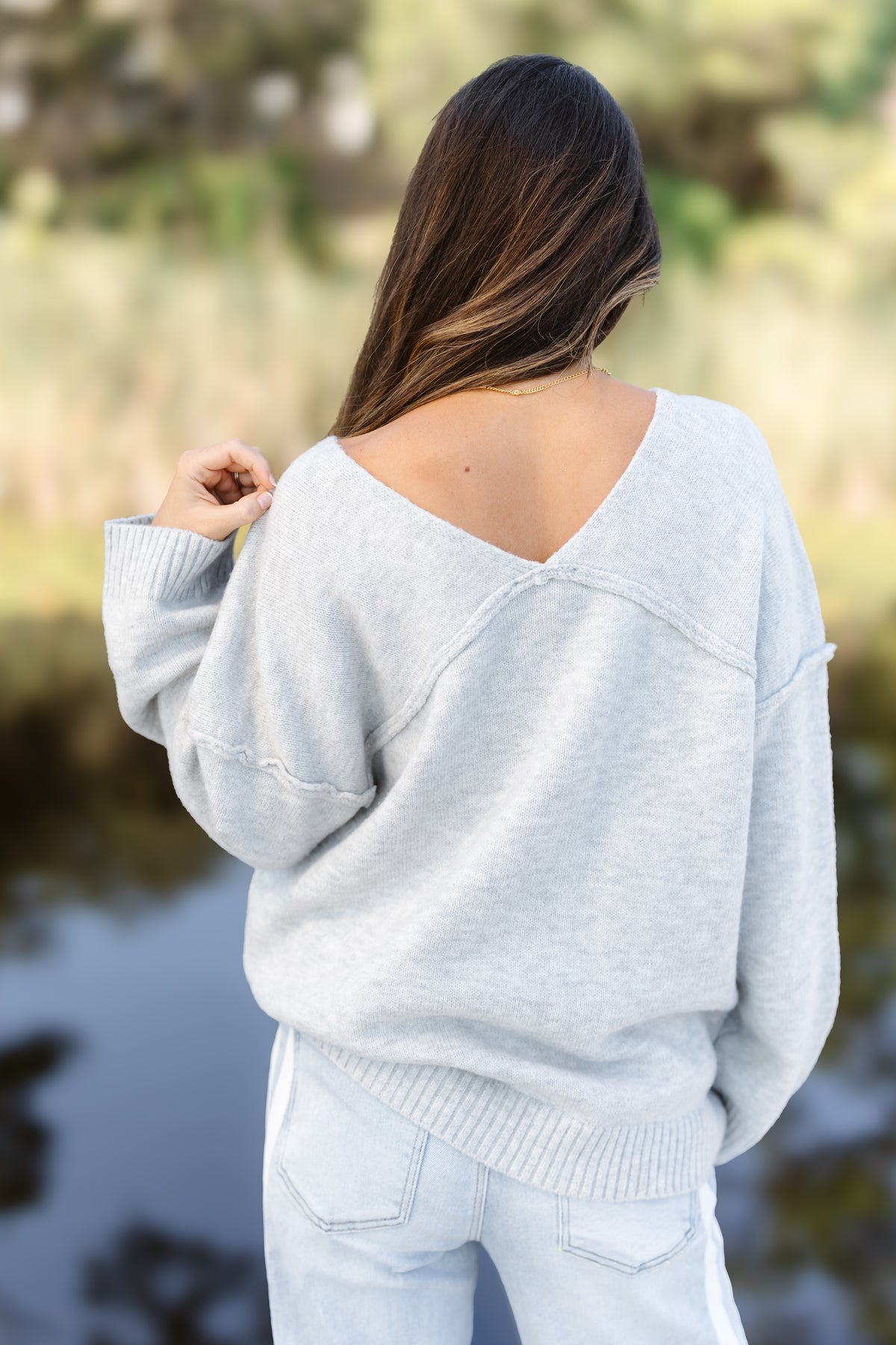 Cozy Living Sweater - H. Grey