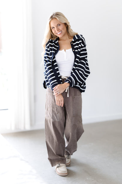 Midnight Frost Sweater - Navy