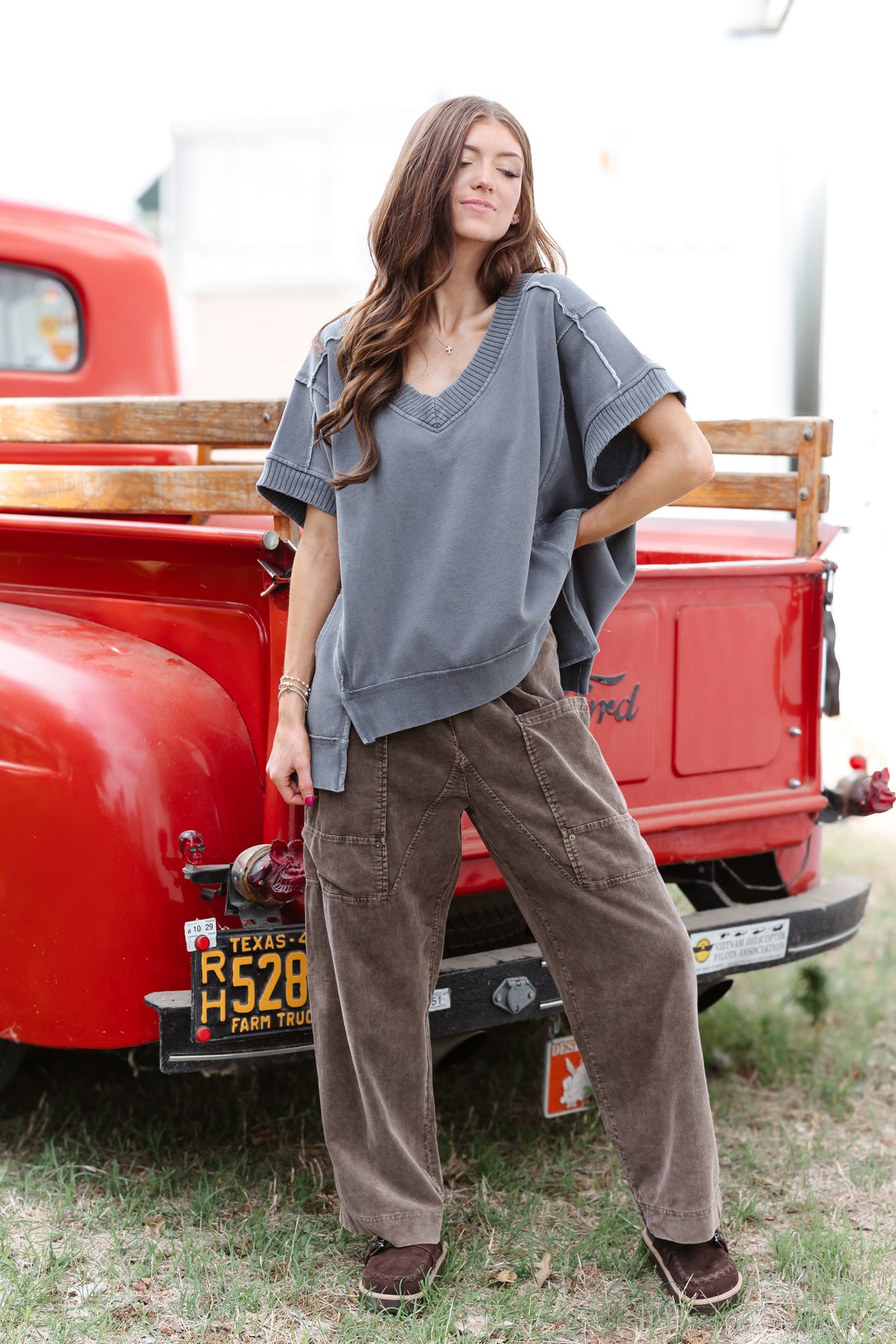 Autumn Haze Oversized Top