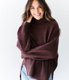 Pure Warmth Sweater - Chocolate