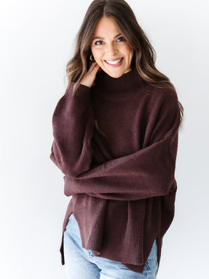 Pure Warmth Sweater - Chocolate