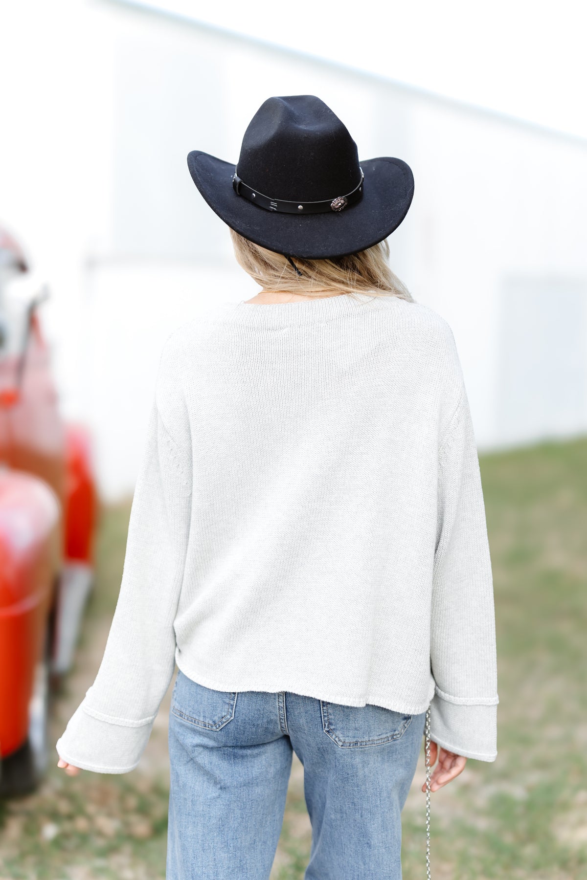 Open Road Sweater - Heather Grey