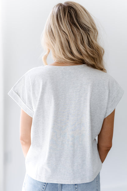 Running Errands Top - Grey