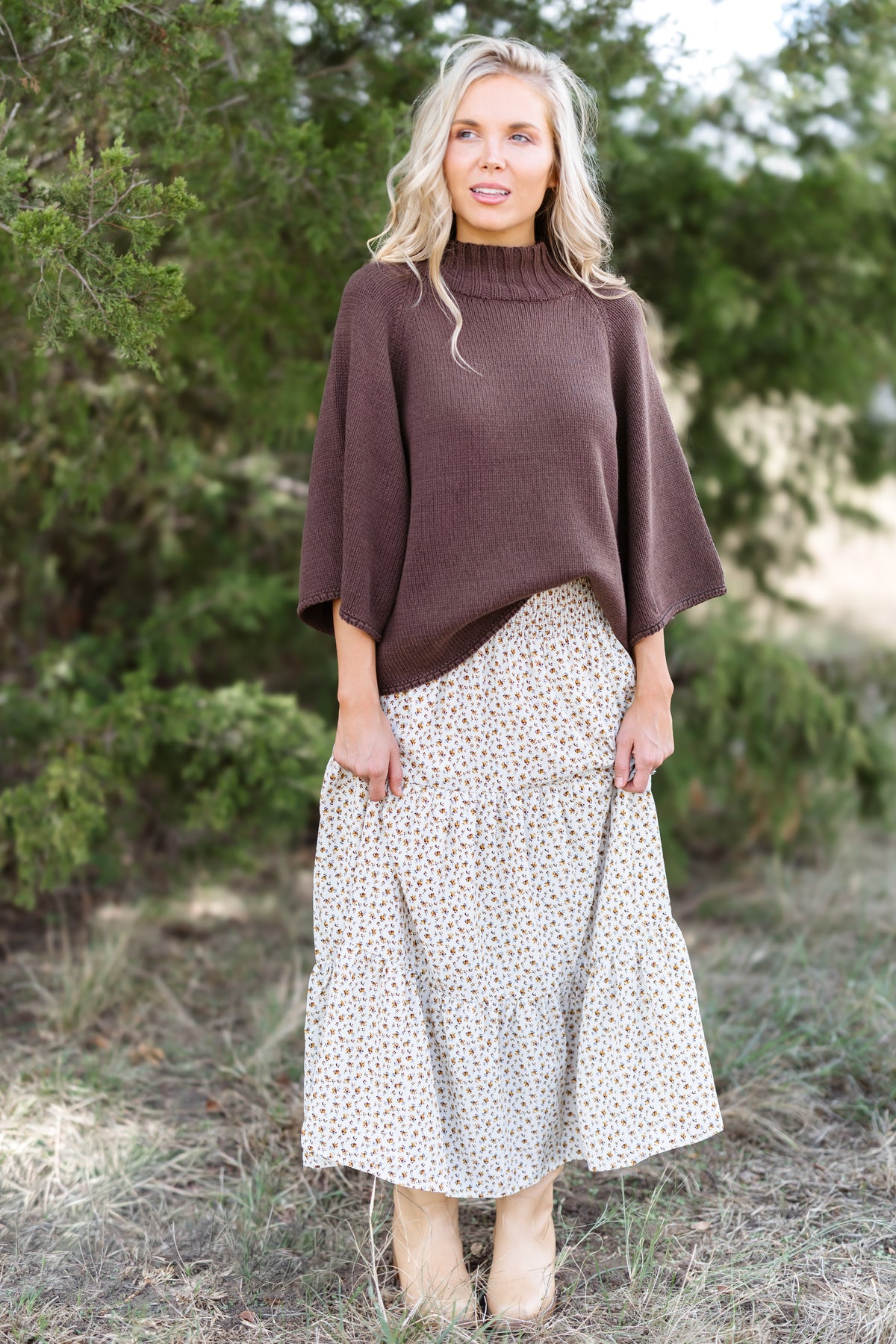 Golden Rays Sweater - Chocolate
