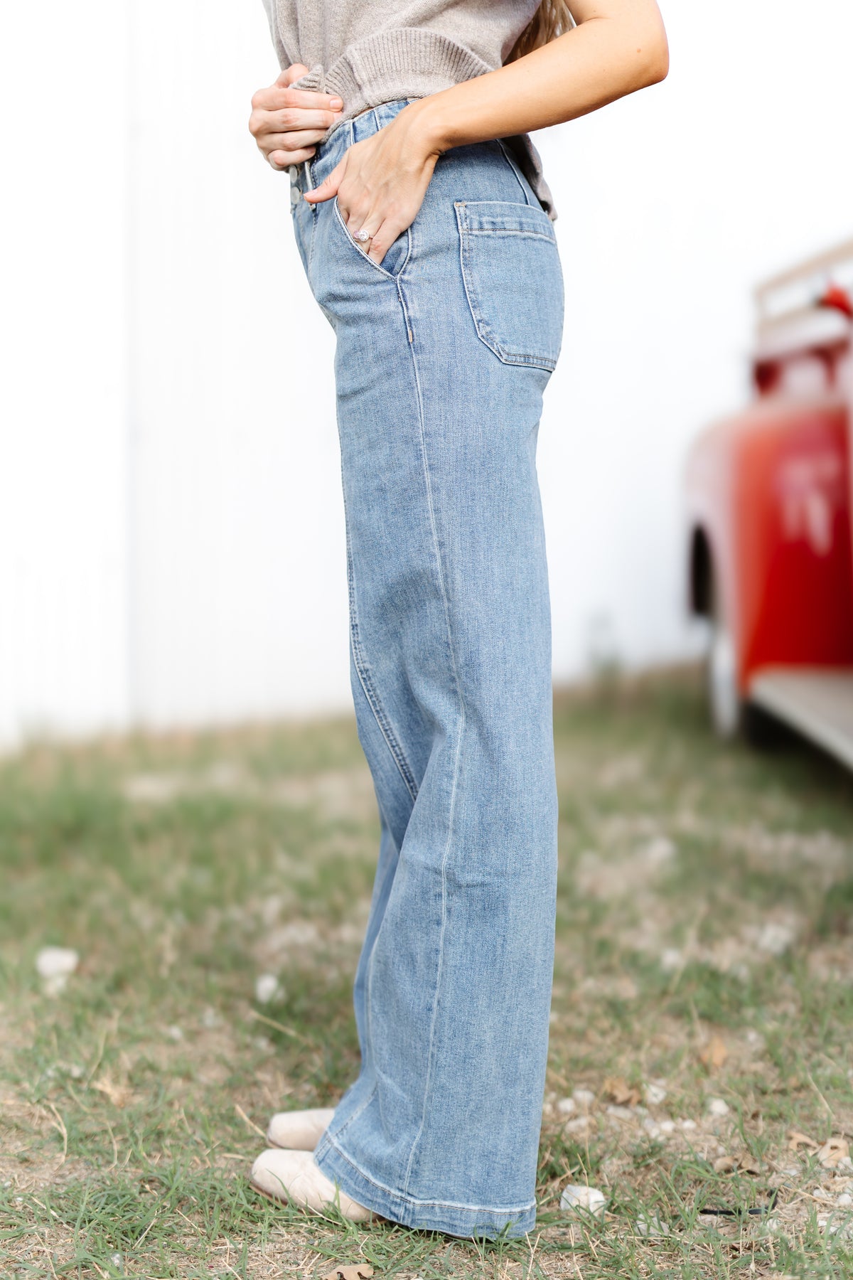 Holden HR Wide Seamed Front Jeans