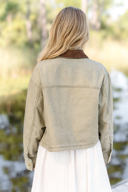 In Your Element Jacket - Olive