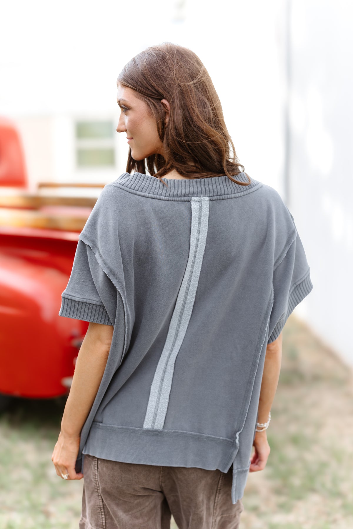 Autumn Haze Oversized Top