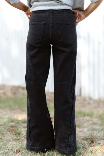 Asher HR Wide Leg Stretchy Jeans